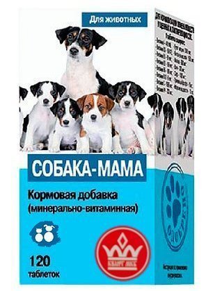 Архив/Собака-мама кормовая добавка для щенных и кормящих сук, 120