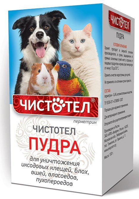 Архив/Чистотел Пудра антипаразитарная универсальная, 100 г, Экопром (С304)