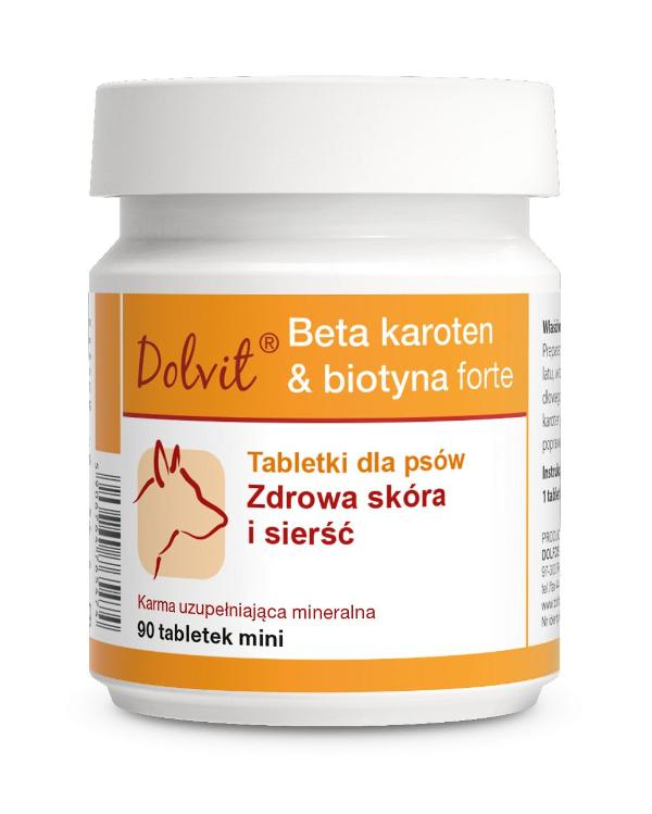 Долвит Бета каротин и биотин форте мини для собак, 90 табл., Dolfos