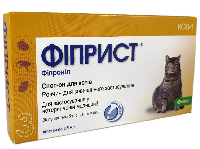 Фиприст для кошек инструкция