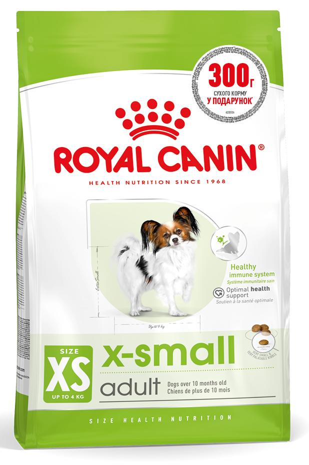 Роял Канин X-Small Adult, 1,2 кг + 300 г