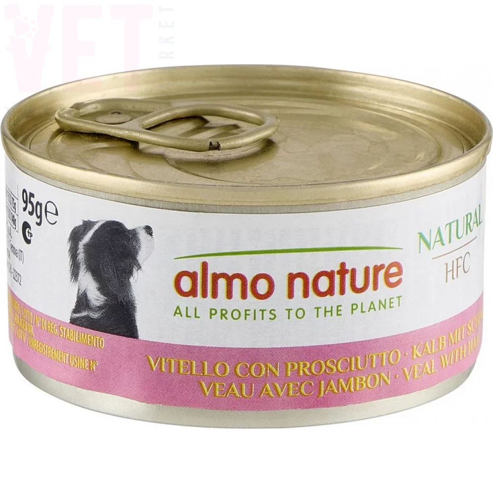 Альмо Натюр Almo Nature HFC Dog Natural телятина с ветчиной, 95 г