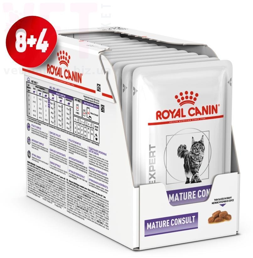 ���� ����� Mature Consult Cat  8+4. Veterinary Health Nutrition Cat Wet - ������������ �������� ������� ��� ����� (������� �������)