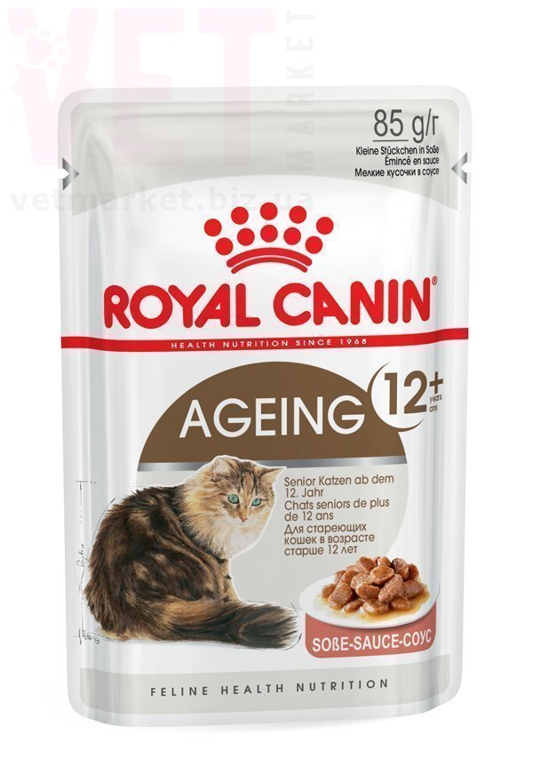   Ageing 12+, 0,085 . Feline Health Nutrition Wet -  