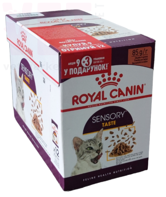 ���� ����� Sensory Taste Gravy 9+3. Feline Health Nutrition Wet - ������� �������
