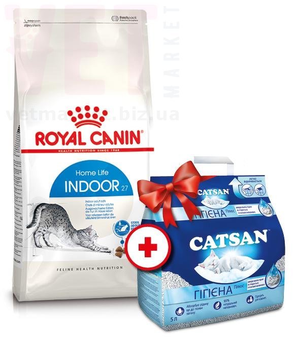���� ����� Indoor, 4 �� + Catsan 5 �. INDOOR