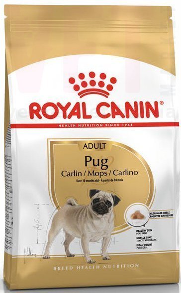   Pug Adult, 3 . Breed Health Nutrition -     