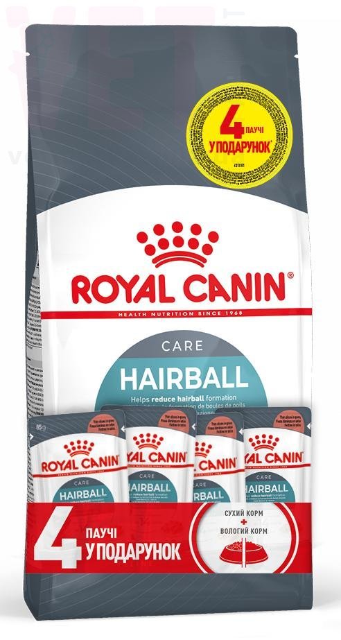 ���� ����� Hairball Care, 2 �� + 4 �����. Feline Care Nutrition - ������� � ���������� ��������������