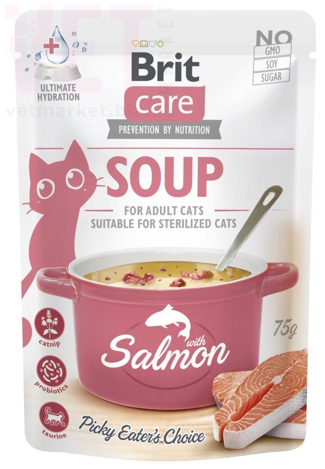Brit Care Soup with Salmon ��� ��� ����� � �������, 75 �. ��� �����