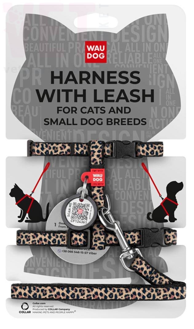 ���� � �������� WAUDOG Nylon � QR ���������, ������� �������, ������ XS. ���