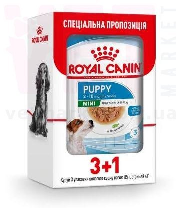 ���� ����� Mini Puppy 3+1. Canine Health Nutrition Wet - ������� �������