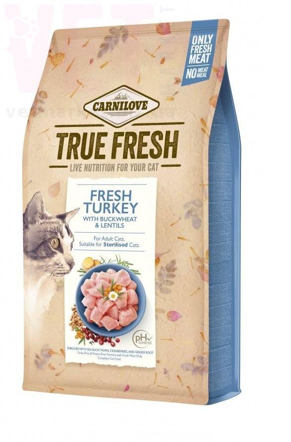 Carnilove True Fresh Cat Fresh Turkey ���� ��� ����� � ��������, 340 �. ��� �����