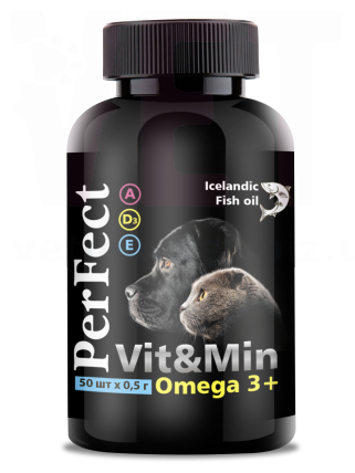 �����/PerFect VIT&MIN Omega 3+, �50 �� 1 �, ���������. ����� / ����� � �����������