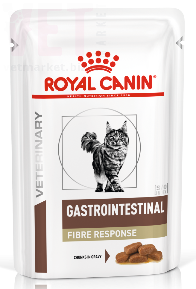 ���� ����� GastroIntestinal Fibre Response Cat, 85 �. Veterinary Health Nutrition Cat Wet - ������������ �������� ������� ��� ����� (������� �������)