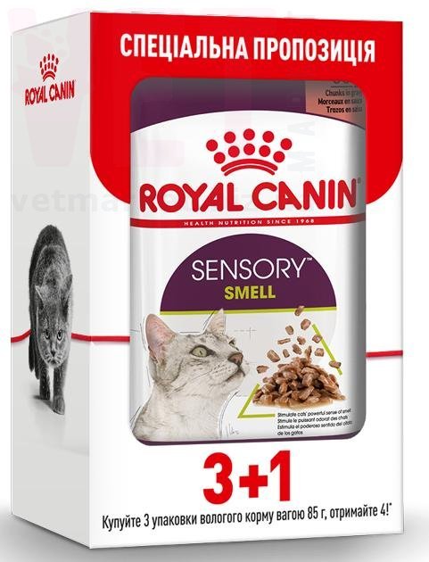 ���� ����� Sensory Smell Gravy 3+1. Feline Health Nutrition Wet - ������� �������