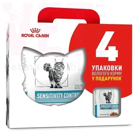 ���� ����� Sensitivity Control Cat, 1,5 �� + 4 �����. Vet Diet Feline - ������������ ����� ��� �����