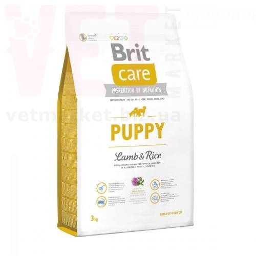 /Brit Care Puppy Lamb and Rice  , 3 .  /   