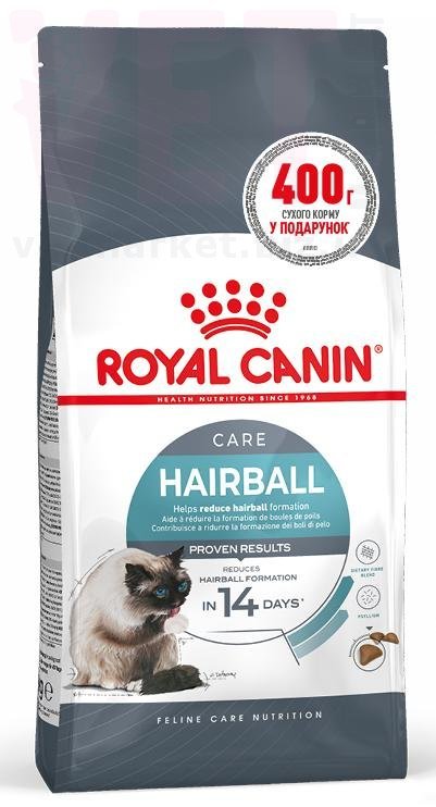 ���� ����� Hairball Care, 1,6 �� + 400 �. Feline Care Nutrition - ������� � ���������� ��������������