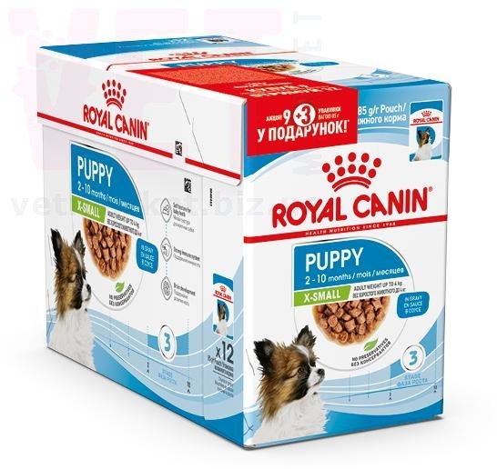 ���� ����� X-Small Puppy 9+3. Canine Health Nutrition Wet - ������� �������