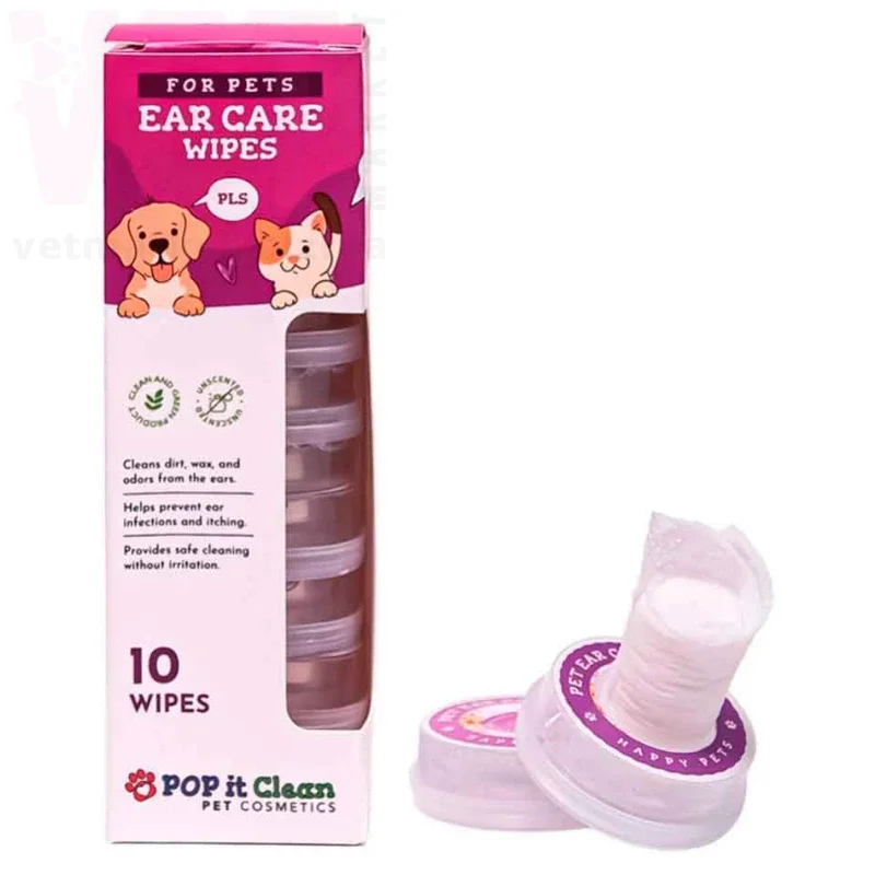 �������� ������� ��� ���� Ear Care Wipes, 10 ��.. ����� ��������
