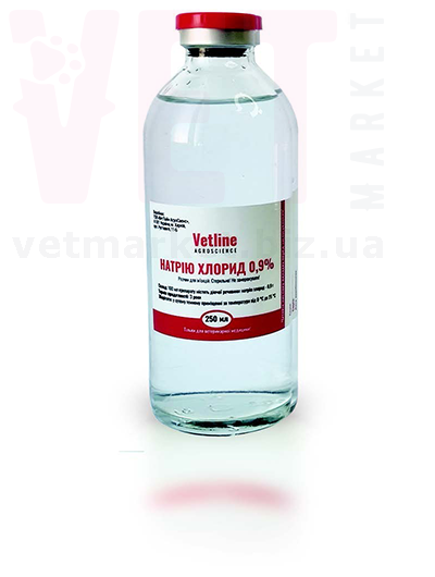 ������� ������ ������ 0,9%, 250 ��, Vetline. �������