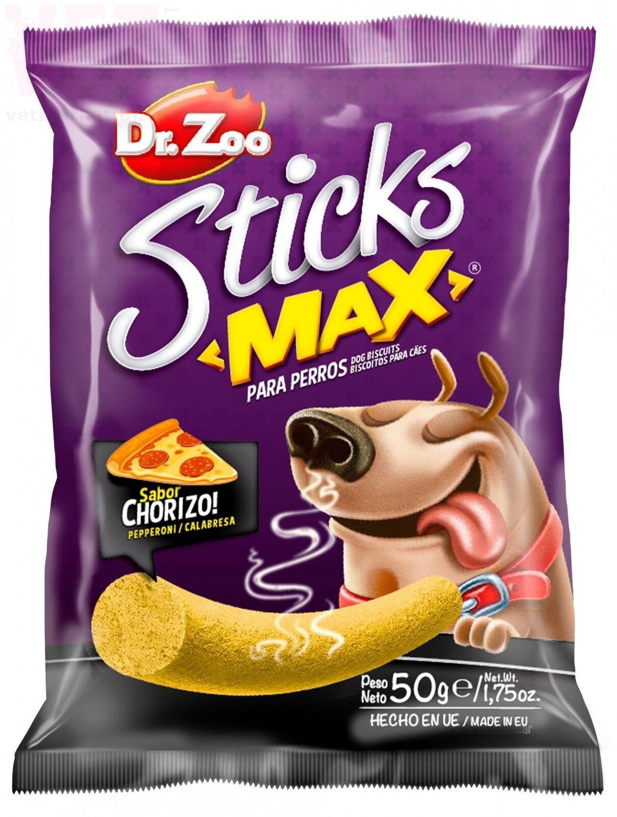 �����/Dr.Zoo Sticks Max chorizo ������� �� ������ ��������, 50 �. ����� / ����� � �����������