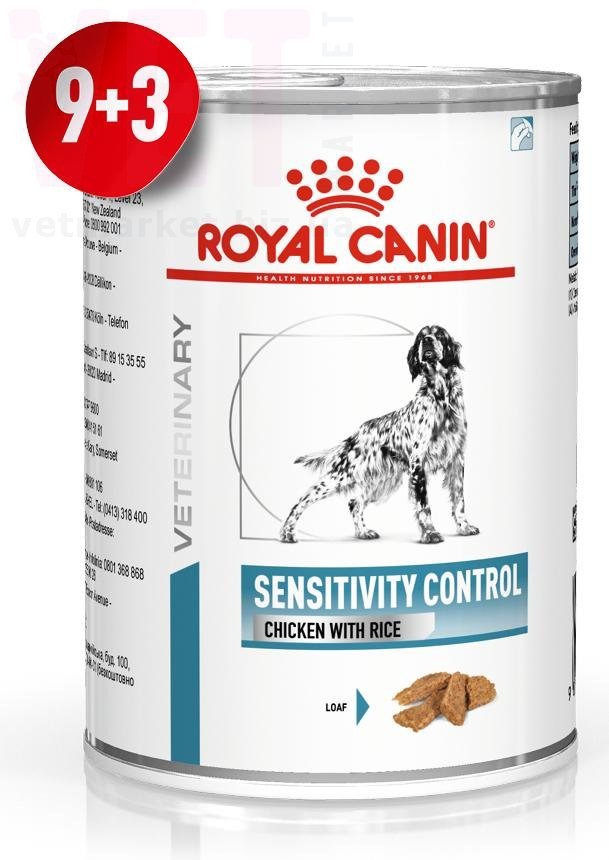 ���� ����� Sensitivity Control Dog Chicken (������), 0,41 �� ����� 9+3. Vet Diet Canine Wet - ������������ ����� ��� �����