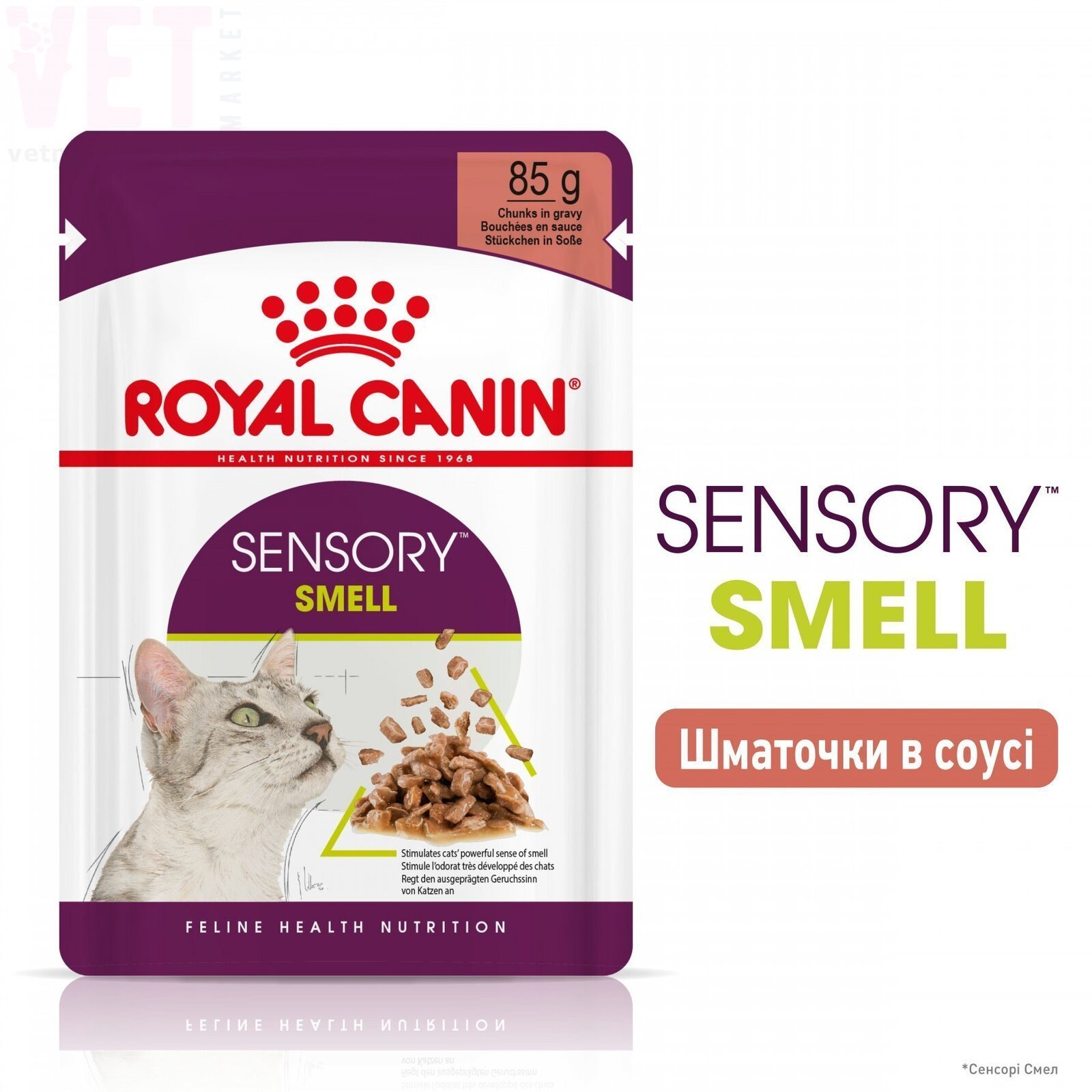 ���� ����� Sensory Smell Gravy, 0,085 ��. Feline Health Nutrition Wet - ������� �������