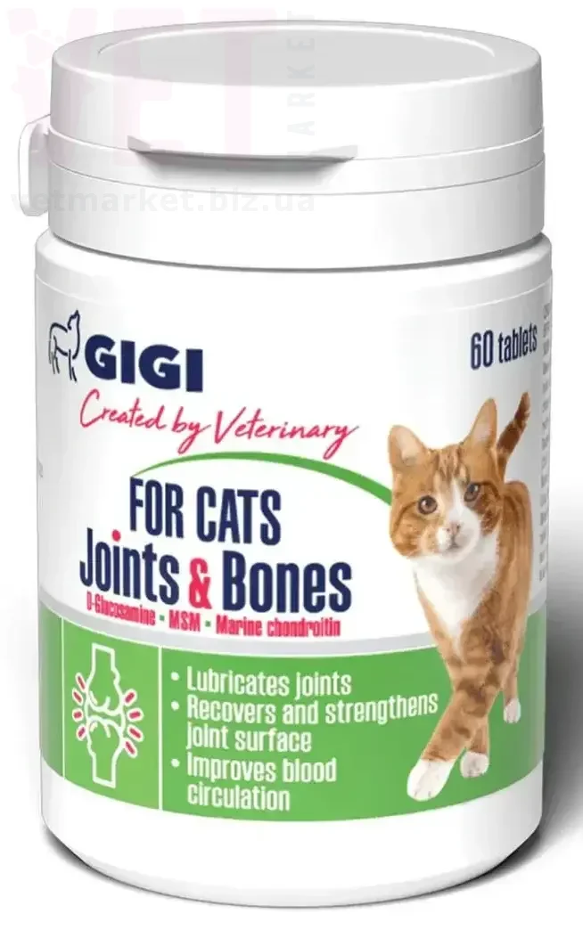 GiGi For Cats Strong Joints & Bones N60 tab / ��� ���� ������ ����� & ���� N60 (���.). ��� ����