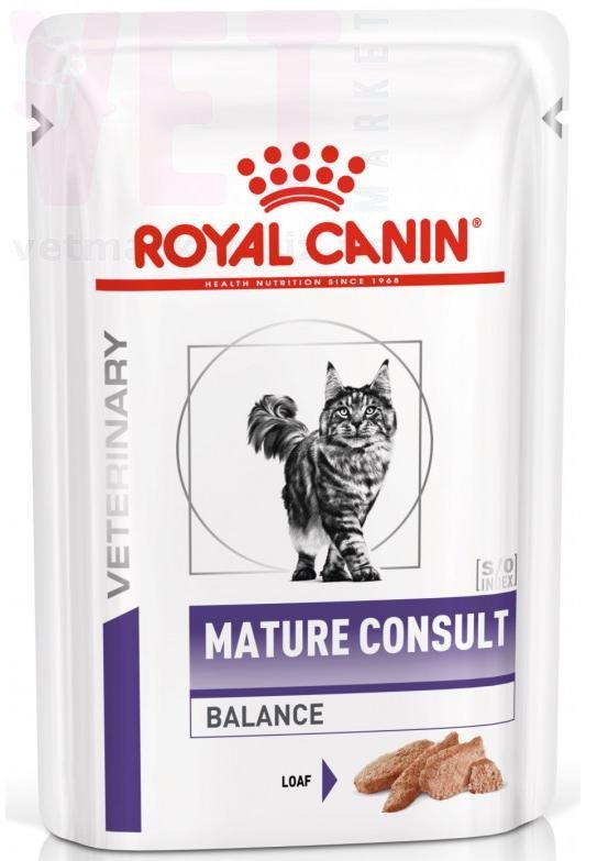 ���� ����� Mature Consult Balance Cat (������� � �����), 0,085 ��. Veterinary Health Nutrition Cat Wet - ������������ �������� ������� ��� ����� (������� �������)