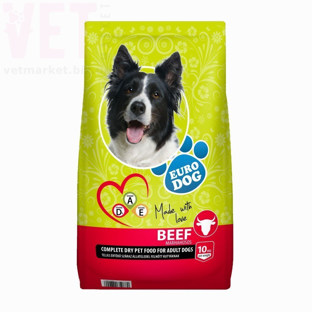 �����/EuroDog Beef ����� ���� ��� ����� � ���������, 10 ��. ����� / ����� � �����������