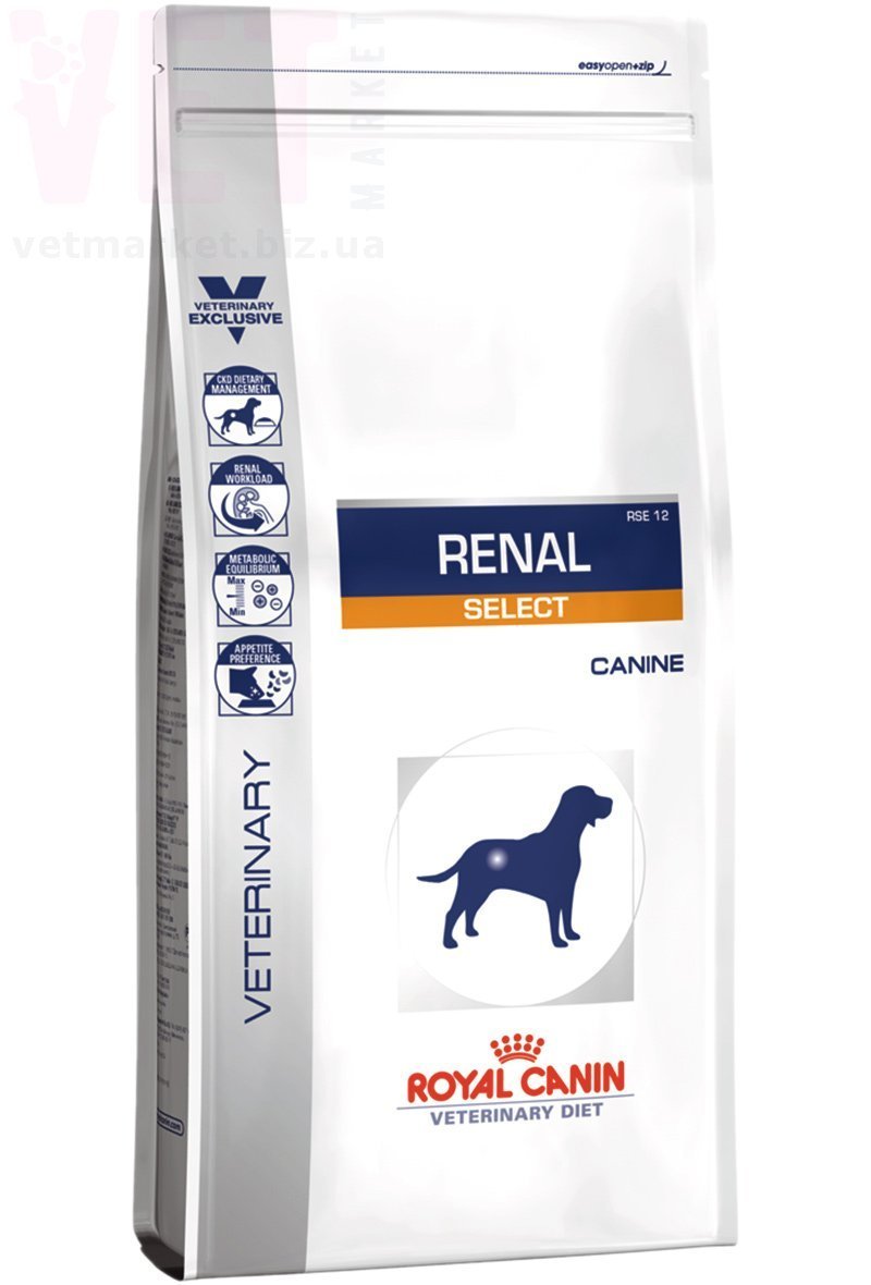 ���� ����� Renal Select Canine ��� ����� ��� �������� ��������������� �� 12 �������, 10 ��. Vet Diet Canine - ������������ ����� ��� �����