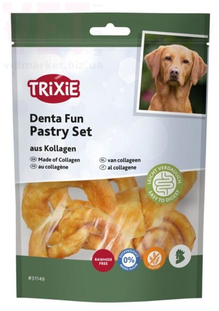 ������ Trixie Denta Fun pastry set, collagen ����� ��������, 100 �. ��� �����