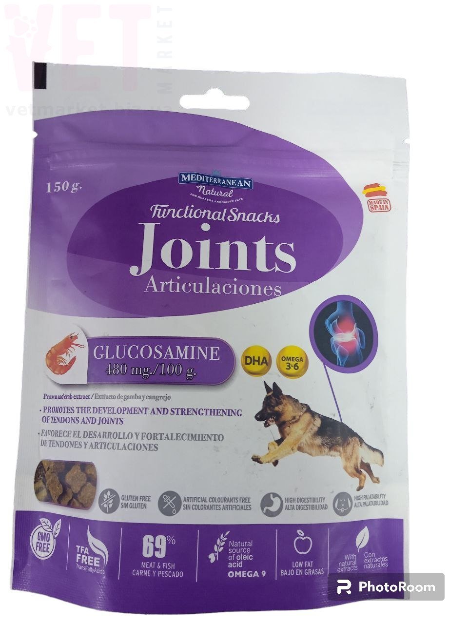 �����/Joints snacks Glucosamine ��������� ��� �������� �����, 150 �, Mediterranean. ����� / ����� � �����������