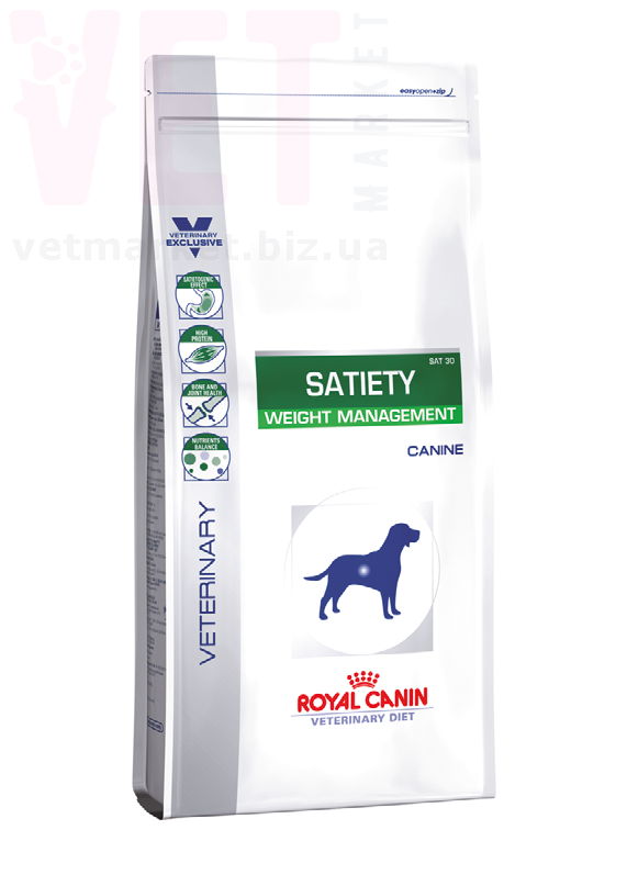 ���� ����� Satiety Weight Management Dog, 1,5 ��. Vet Diet Canine - ������������ ����� ��� �����