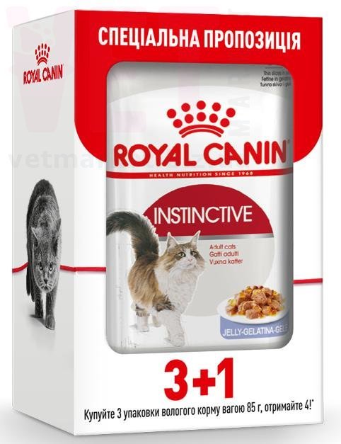 ���� ����� Instinctive In Jelly 3+1. Feline Health Nutrition Wet - ������� �������