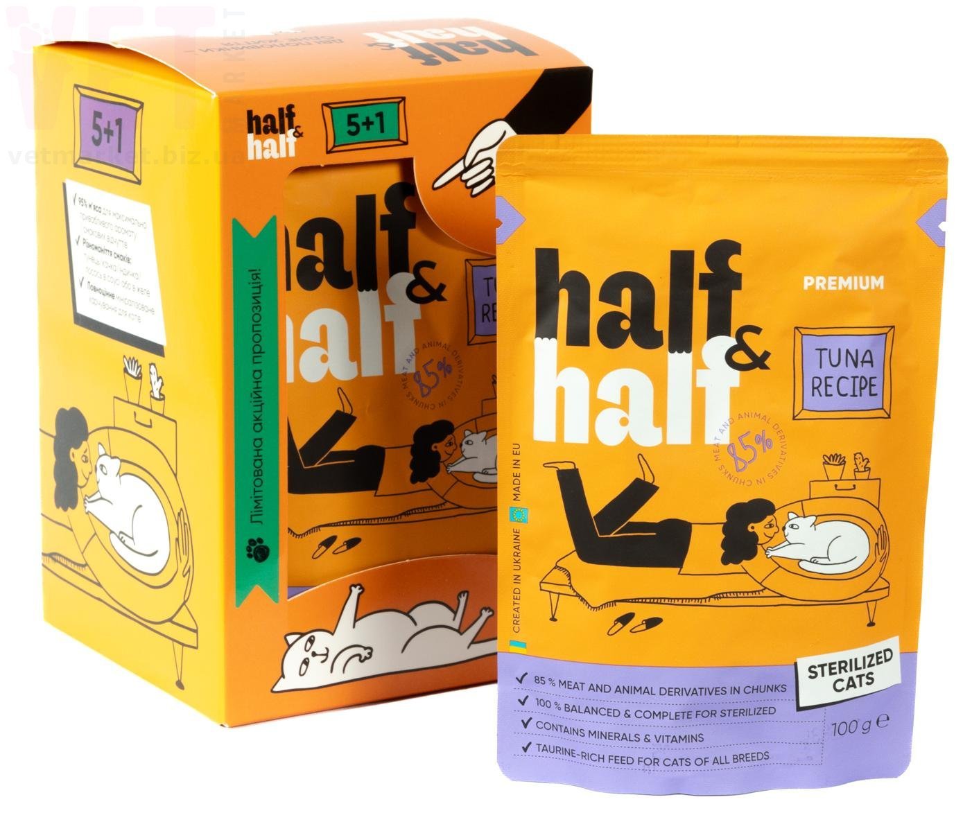 Half&Half 5+1 ����� ������ ��� ��������������� �����, ������� � ������ � �����, �����, 6 ��*100 �. ��� �����