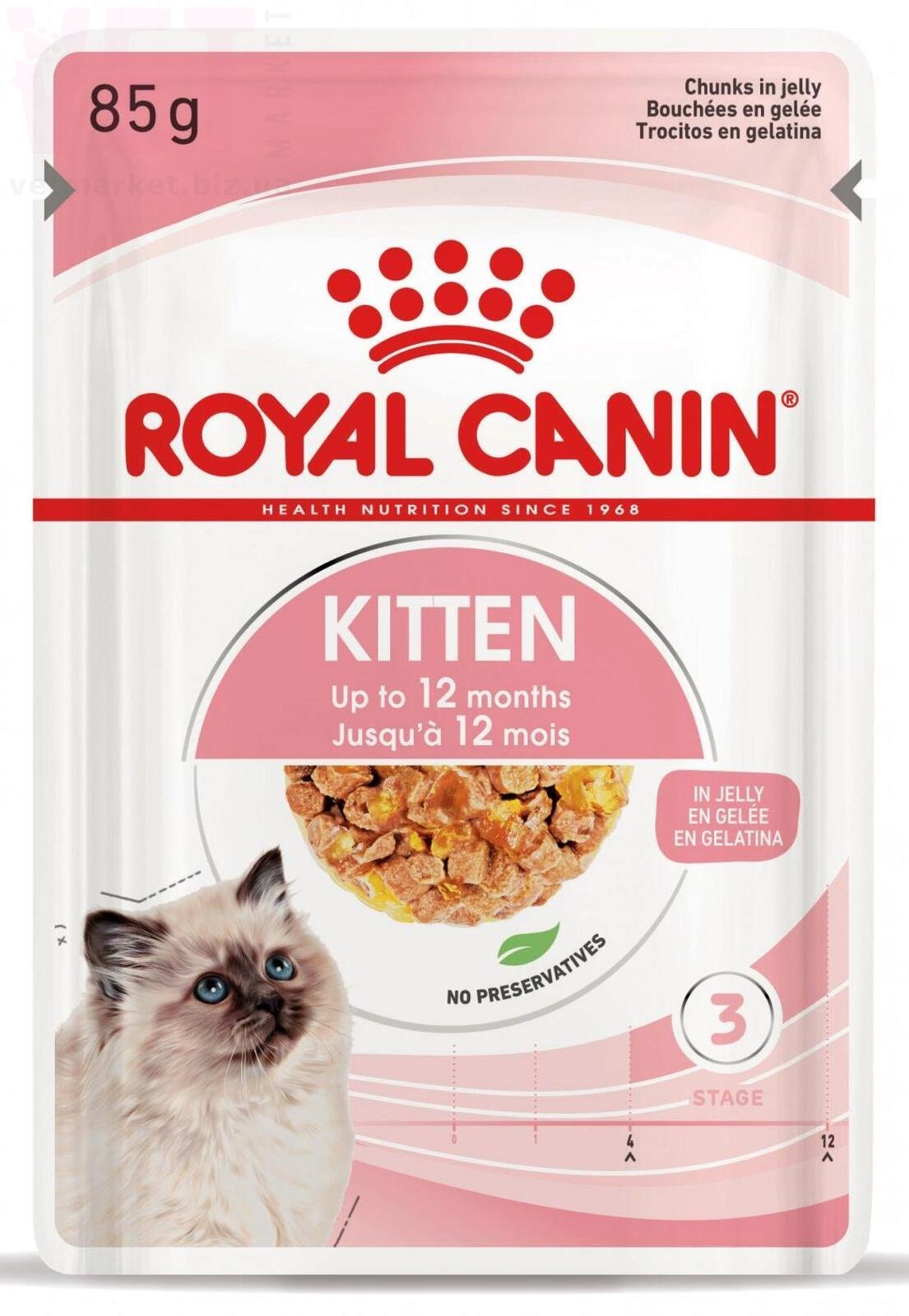 ���� ����� Kitten Instinctive In Jelly, 0,085 ��. Feline Health Nutrition Wet - ������� �������