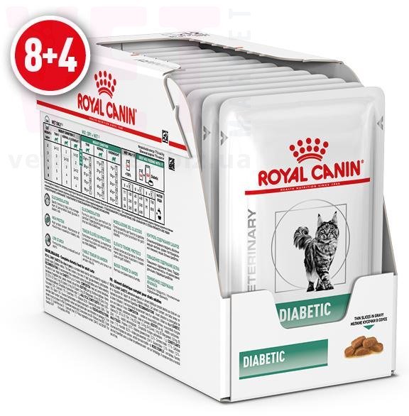 ���� ����� Diabetic Cat  8+4. Veterinary Health Nutrition Cat Wet - ������������ �������� ������� ��� ����� (������� �������)