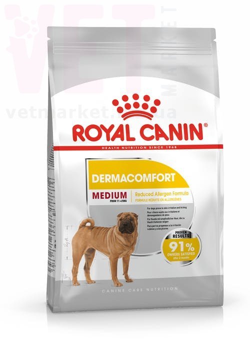 ���� ����� Medium Dermacomfort ��� �����, � �������������� �����, �������� � ������������, 10 ��. Canine Care Nutrition - ������� � ������� �������������