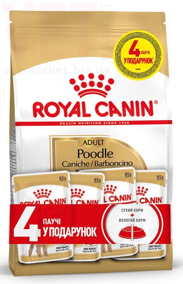 ���� ����� Poodle Adult, 1,5 �� + 4 �����. Breed Health Nutrition - ������� � ������������ � �������
