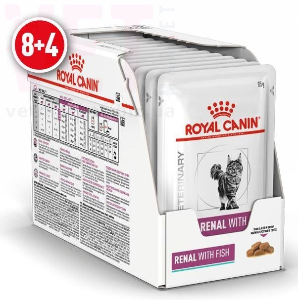 ���� ����� Renal Cat Fish  8+4. Veterinary Health Nutrition Cat Wet - ������������ �������� ������� ��� ����� (������� �������)