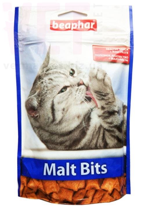 Беафар Malt-Bits подушечки для котов, 150 г