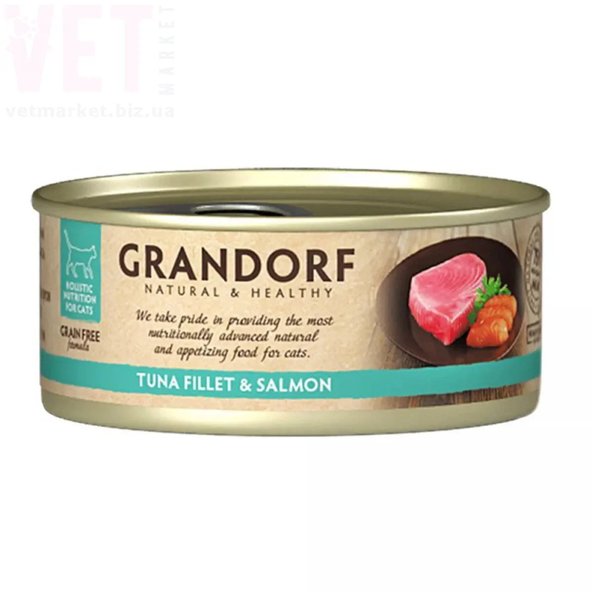�������� Grandorf Cat Tuna Fillet & Salmon ���� ����� � �������, 70 �. ��� �����