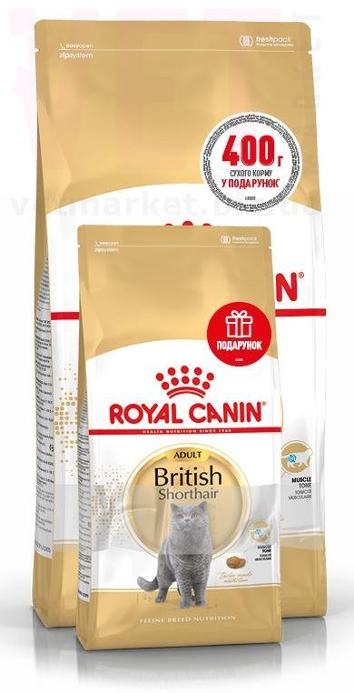 ���� ����� British Shorthair Adult, 2 �� + 400 �. Feline Breed Nutrition - ������� � ������������ � �������