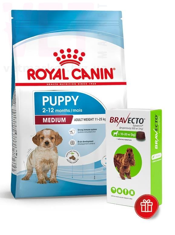 ���� ����� Medium Puppy, 15 �� + ��������. Medium (11-25 ��)