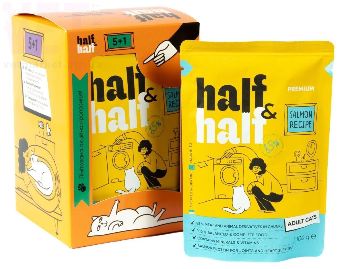 Half&Half 5+1 ����� ������ ��� �������� �����, ������� � ������� � ����, �����, 6 ��*100 �. ��� �����