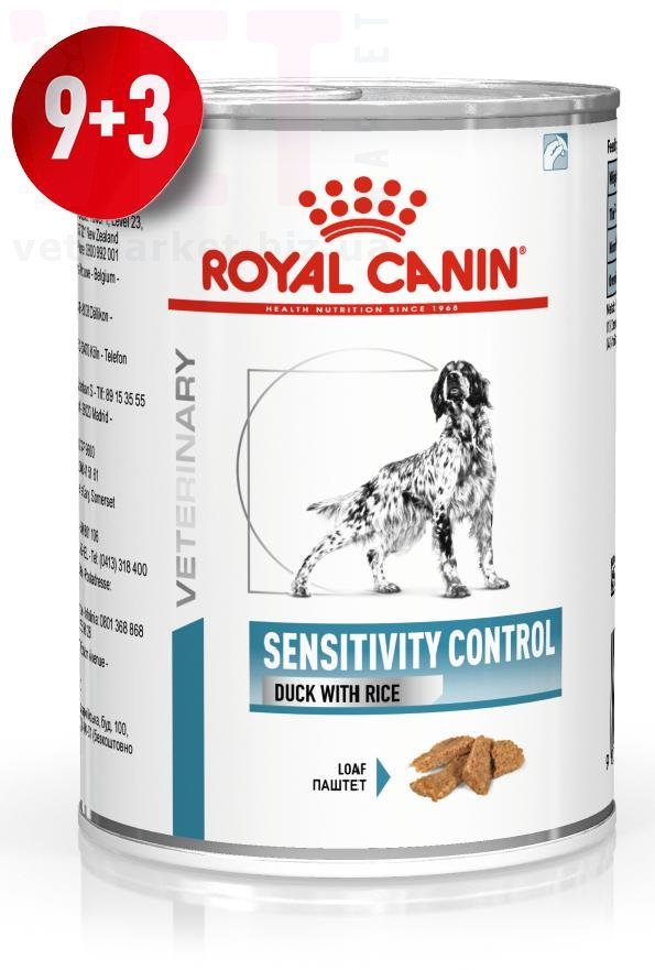 ���� ����� Sensitivity Control Dog Duck (������), 0,41 �� ����� 9+3. Vet Diet Canine Wet - ������������ ����� ��� �����