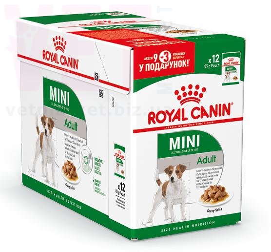 ���� ����� Mini Adult Gravy 9+3. Canine Health Nutrition Wet - ������� �������