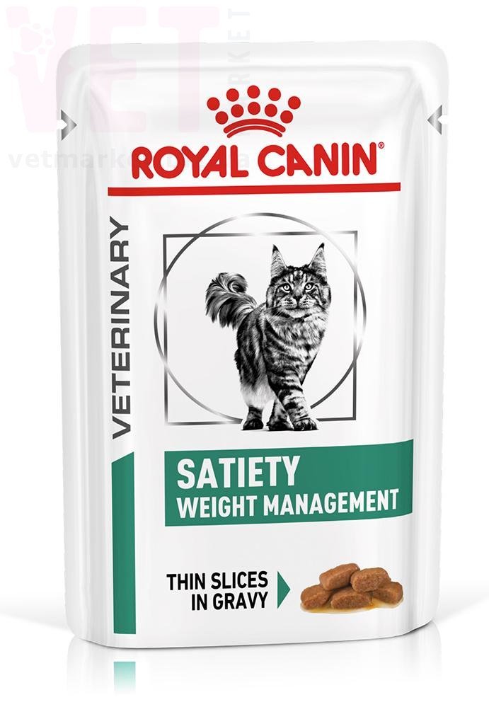 ���� ����� Satiety Weight Management Cat, 85 �. Veterinary Health Nutrition Cat Wet - ������������ �������� ������� ��� ����� (������� �������)